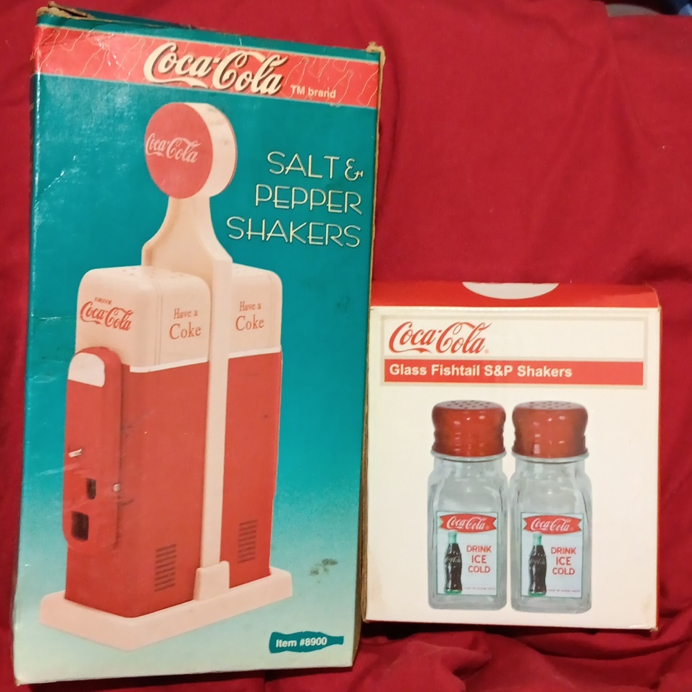 Coca Cola Salt and Pepper Shakers